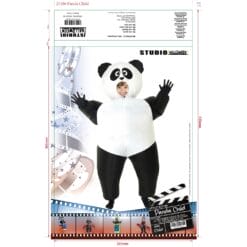 Panda Inflatable Costume Child OS