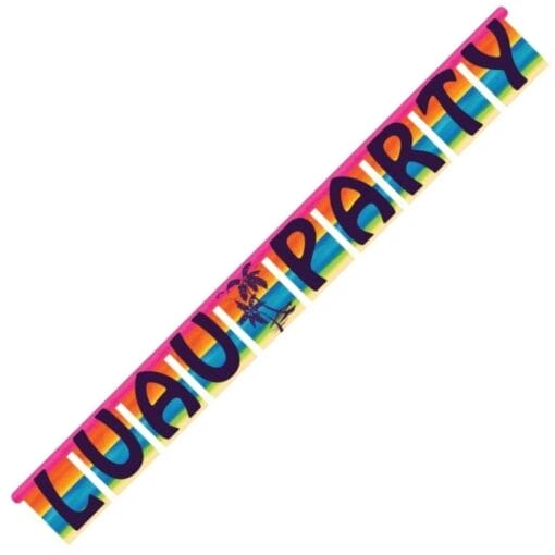 Luau Party Aloha Summer Banner