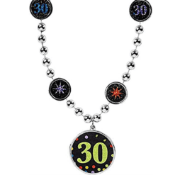 30th Birthday Bead Necklace