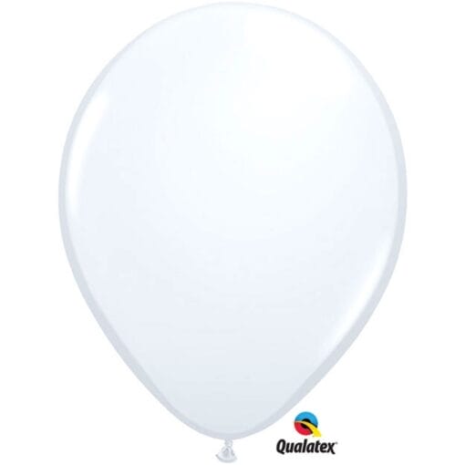11&Quot; Std White Latex Balloons 100Ct