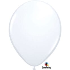 5" STD White Latex Balloons 100CT