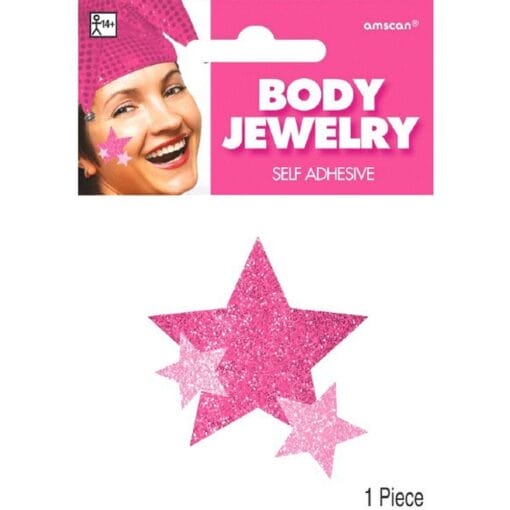 Pink Body Jewelry Stars
