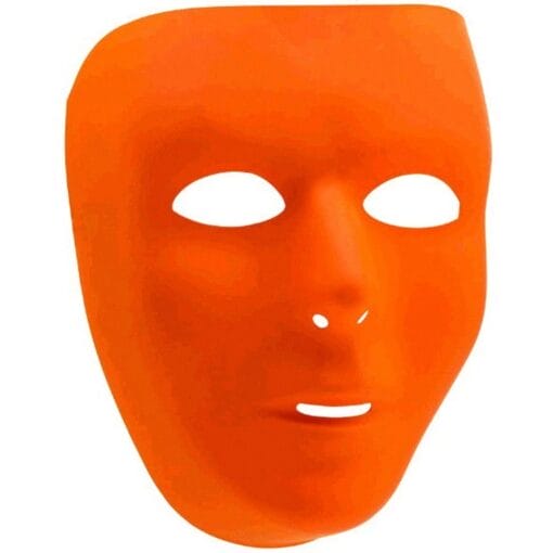 Orange Mask Full Face