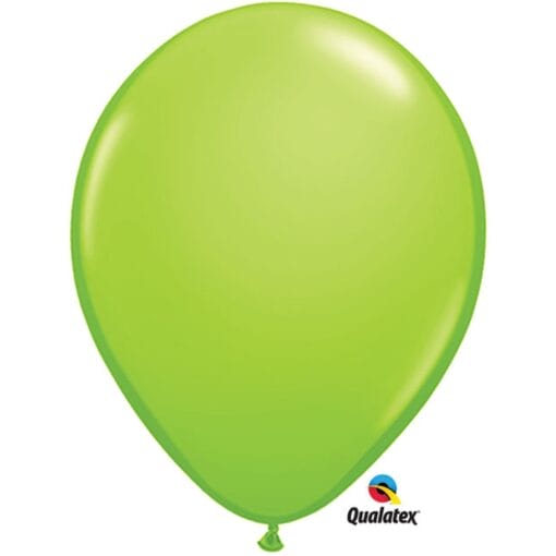 11&Quot; Fsh Lime Green Latex Balloons 100Ct