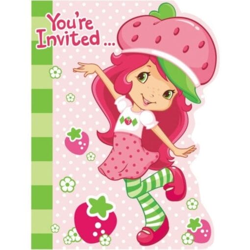 Strawberry Shortcake Invitations 8Ct