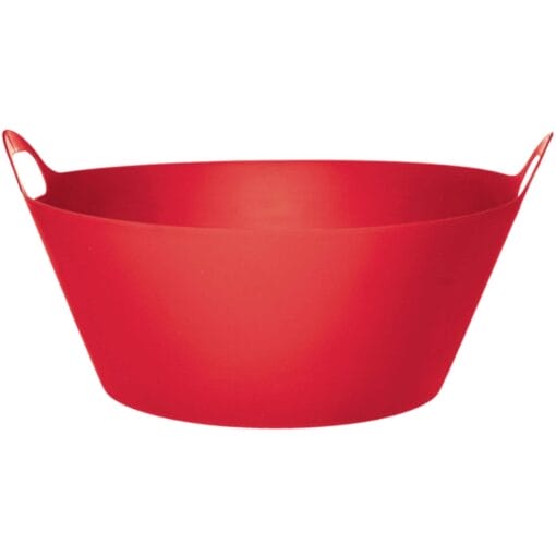 Party Tub Rnd Red 20&Quot;