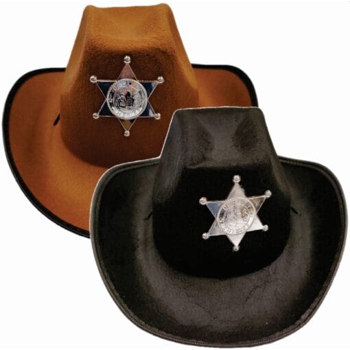 Sheriff Cowboy Hat 14&Quot;