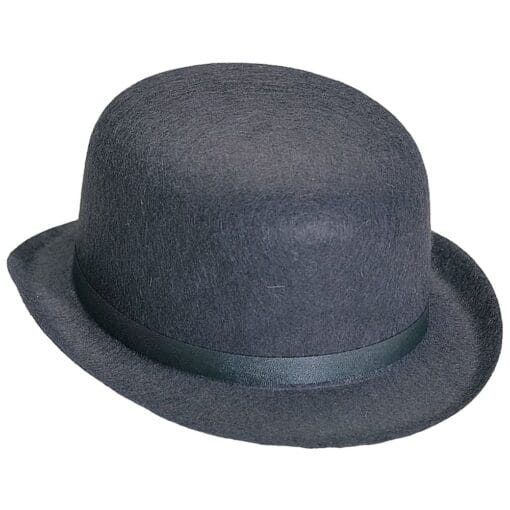 Black Adult Derby Hat