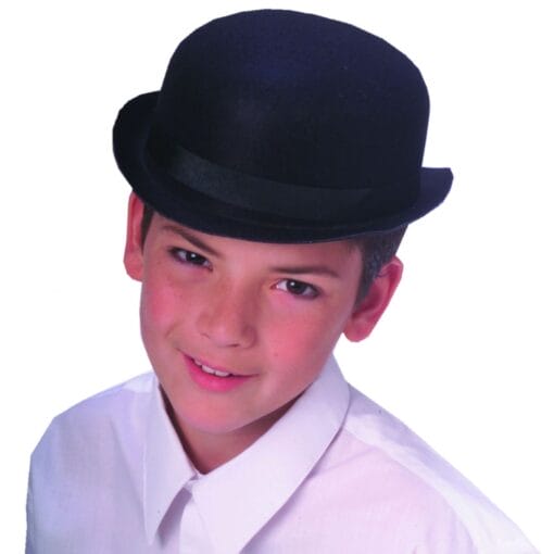 Black Derby Hat, Child Durashape