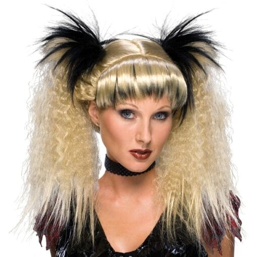 Witch Wig Futuristic Blond/Black