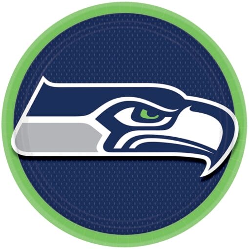 Seattle Seahawks Plates Rnd 9&Quot; 8Ct
