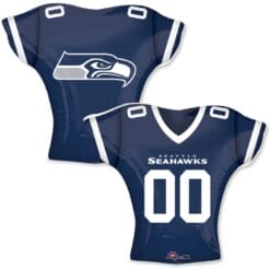 24" SHP Seattle Seahawks Jersey Foil BLN
