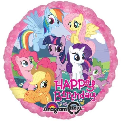 17&Quot; Rnd My Little Pony Birthday Foil Balloon