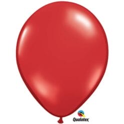 11" JWL Ruby Red Latex Balloons 100CT