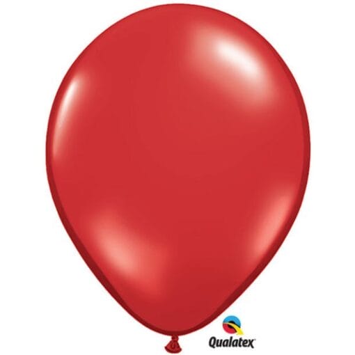 11&Quot; Jwl Ruby Red Latex Balloons 100Ct