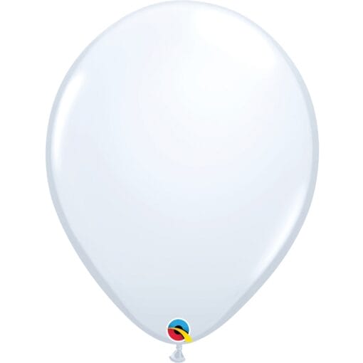 16&Quot; Std White Latex Balloons 50Ct