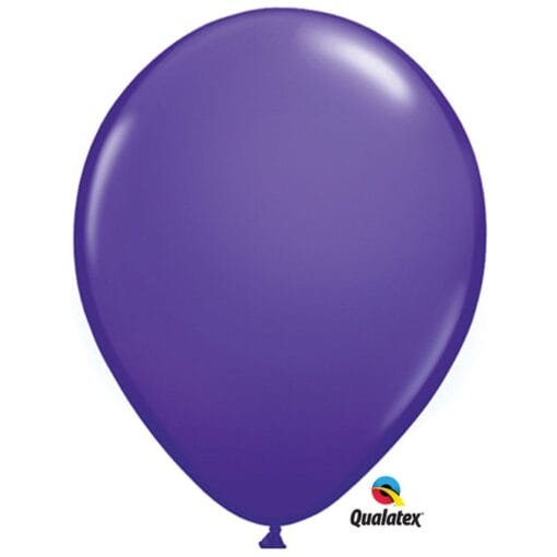 11&Quot; Fsh Purple Violet Ltx Balloons 100Ct