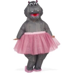 Hippo w/Tutu Infatable Costume Adult