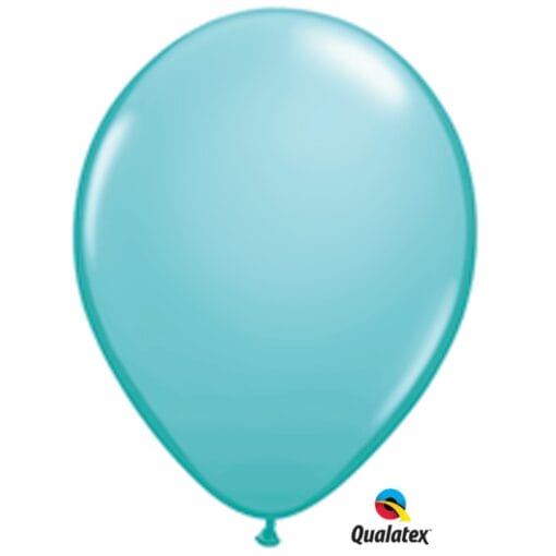 5&Quot; Fsh Caribbean Blue Ltx Balloons 100Ct