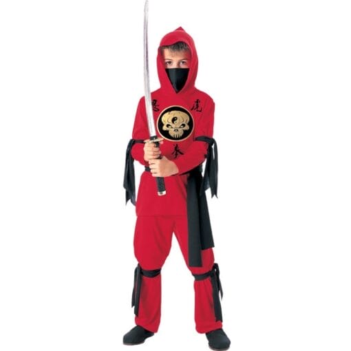 Ninja Red Costume Child.