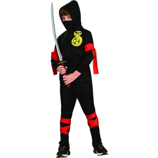 Ninja Black Child Costume.