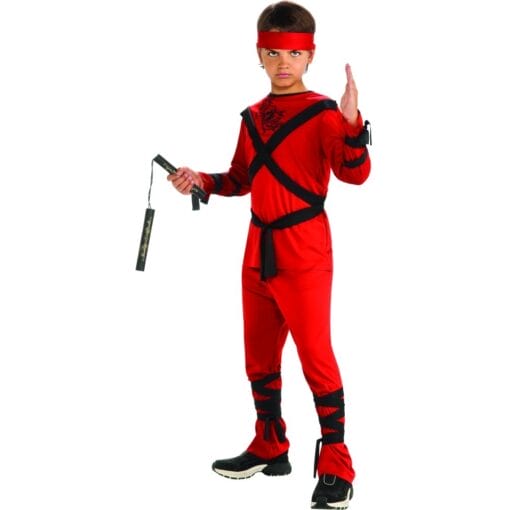 Ninja Red Child Fuller Cut Costume