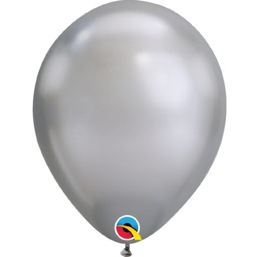 11&Quot; Crm Silver Latex Balloons 100Ct