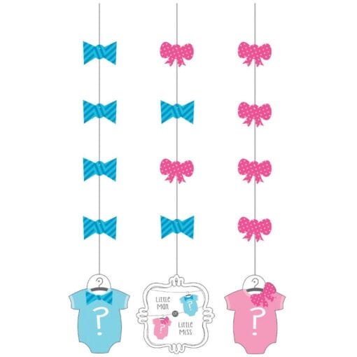Bow Or Bowtie? Hanging Cutouts 3Ct