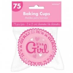 It's A Girl Cupcake Cups 75CT