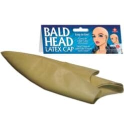 Bald Head Latex Cap, Adult