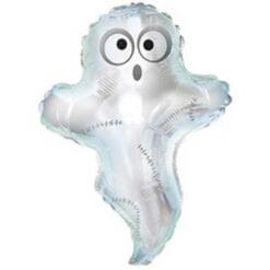 24" SHP Boo Ghost w/Stitches Foil Balloons