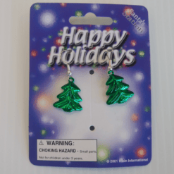 Christmas Tree Pin or Earrings Astd