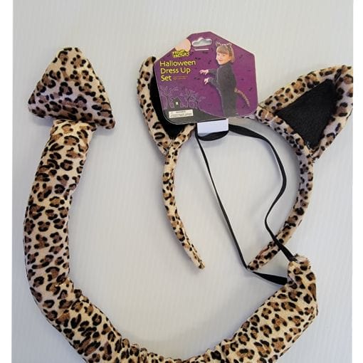 Leopard Headband &Amp; Tail Set