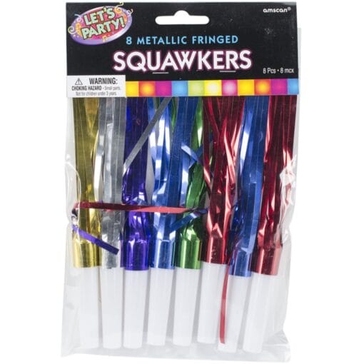 Fringed Squawkers 7&Quot; 8Ct