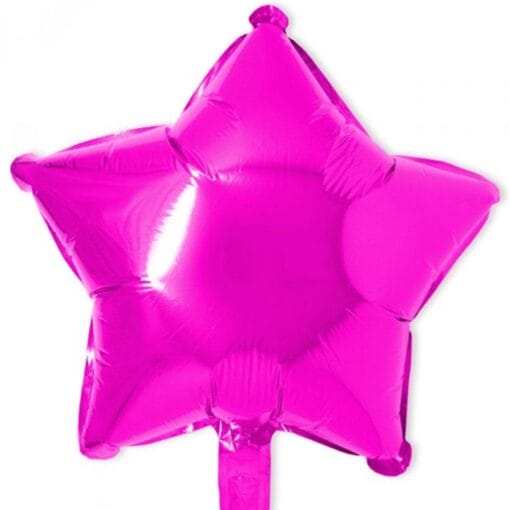 18&Quot; Str Shiny Hot Pink Foil Balloon