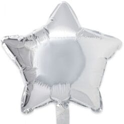 18" STR Shiny Silver Foil Balloon
