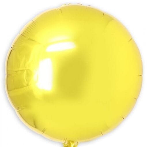 18&Quot; Rnd Shiny Gold Foil Balloon