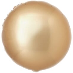 18" RND Chrome Gold Foil Balloon
