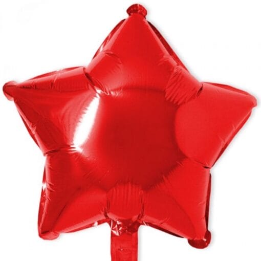 18&Quot; Str Shiny Red Foil Balloon