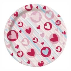 Simply Hearts Plates 7" 8CT