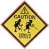 Over-the-Hill Senior Driver Car Magnet