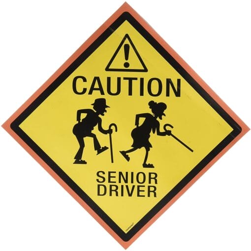 Over-The-Hill Senior Driver Car Magnet