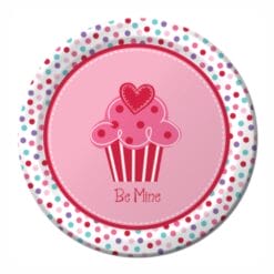 Heart Cupcake Plates 7" 8CT