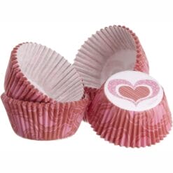 Mini Heart Baking Cups 1.25" 100CT