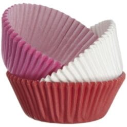 Baking Cups Red/White/Pink 75CT