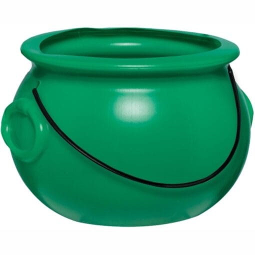 Green Pot For Gold, Plastic 8&Quot;