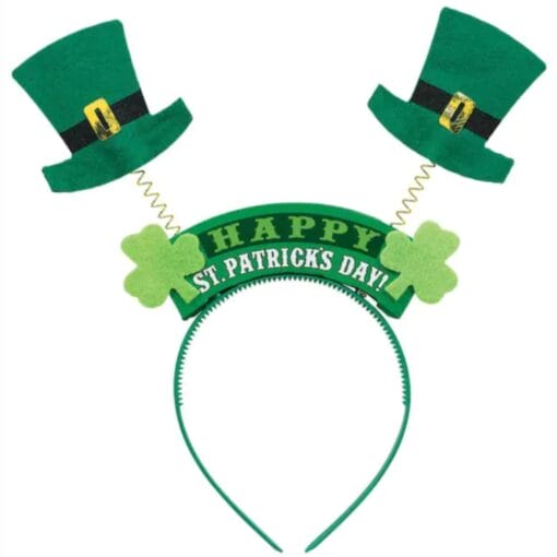 Happy St Patricks Day Top Hat Headbopper
