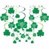 St. Patrick's Day Foil Swirl Decor 30pcs