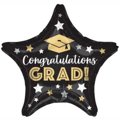 18&Quot; Str Congrats Grad Foil Balloon