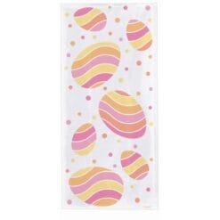 Cello Bags Wavy Easter Eggs 11"x5" 20CT